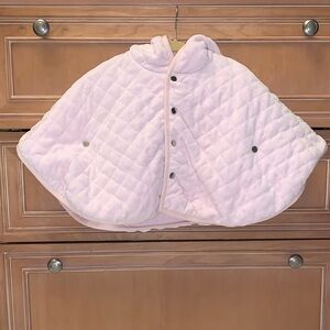 EXTRA RARE!! Ralph Lauren Baby Pink Quilted Infant’s Hooded Cape